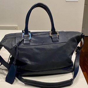 DVF Navy Handbag